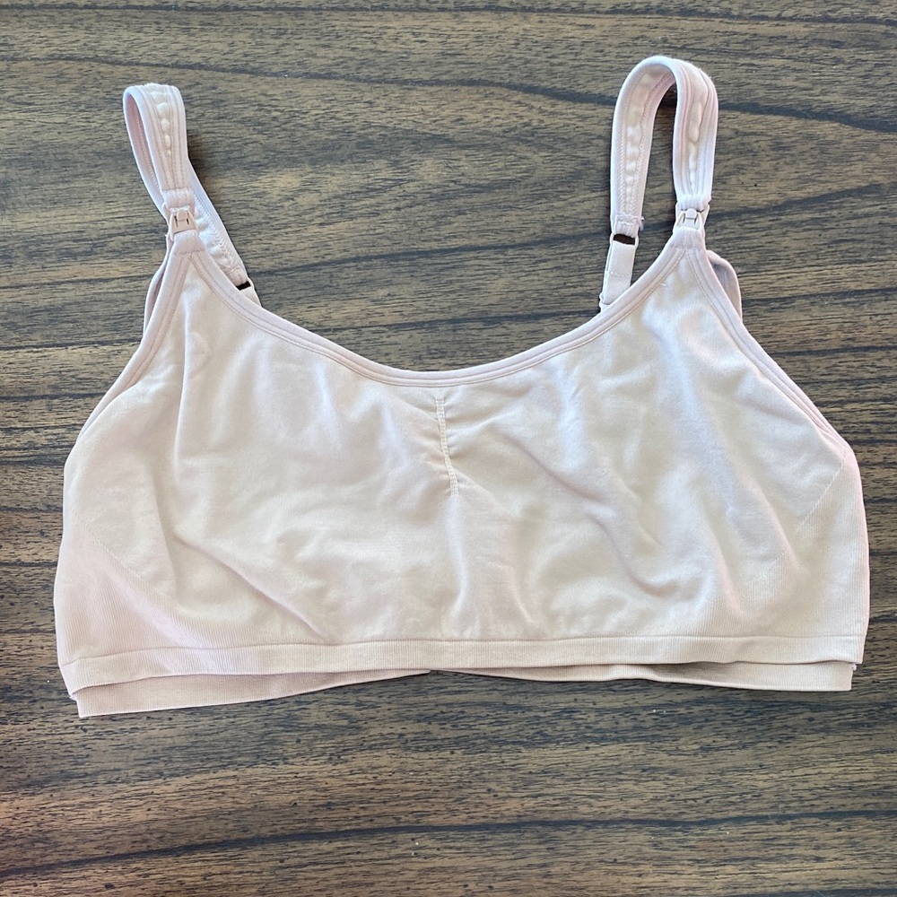 Auden 2-in-1 Nursing and Pumping Bra Beige Women's size XL